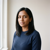 Portrait of Priya, B2C Product Owner