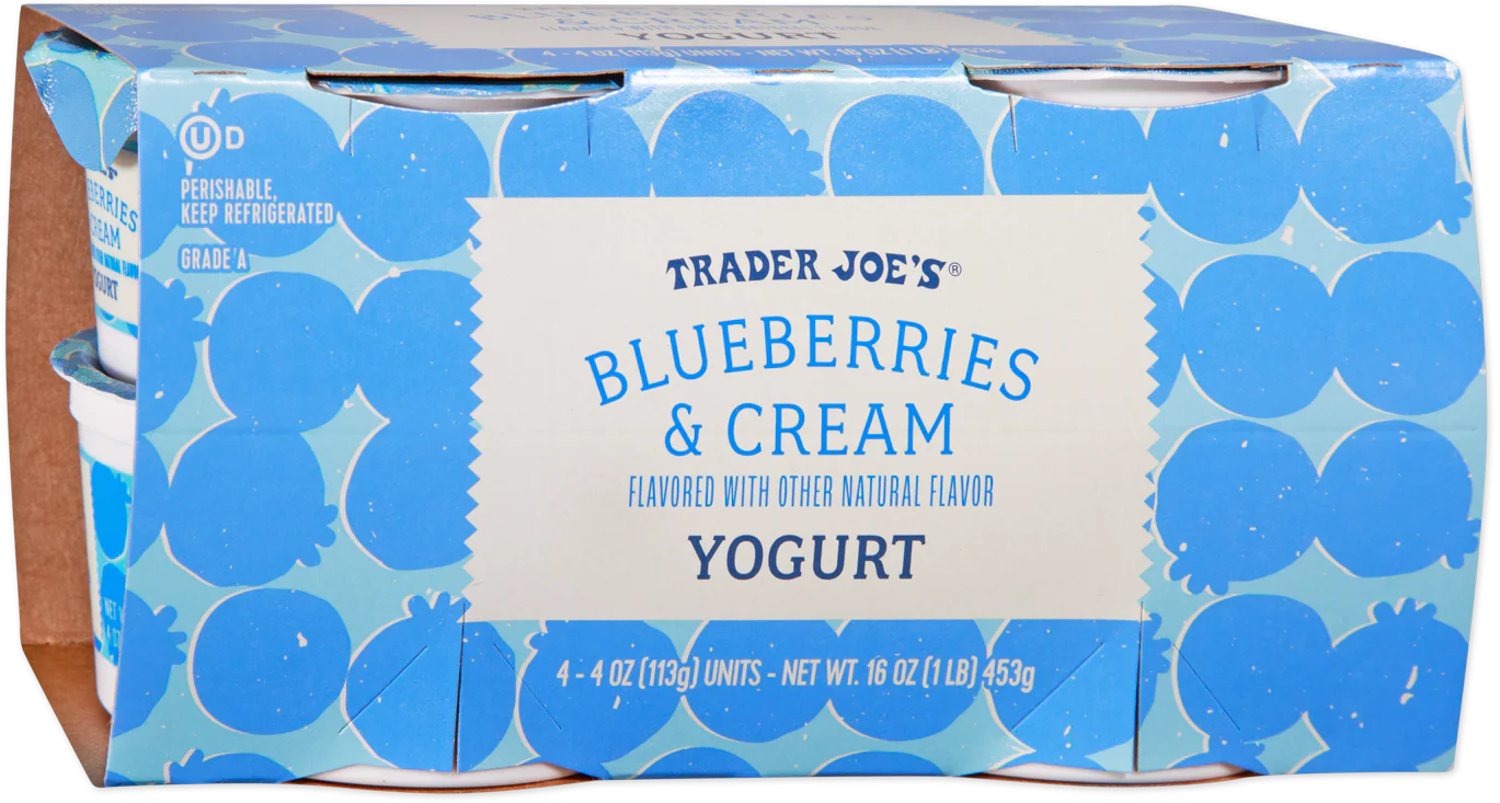Blueberry yogurt